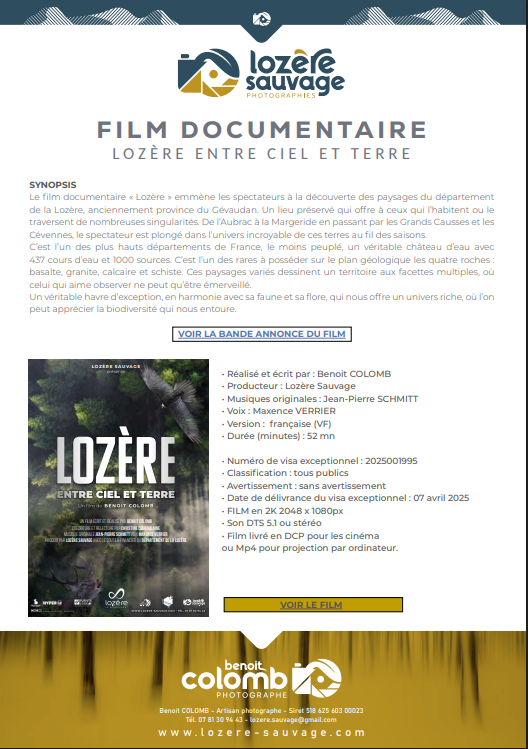 documentaire sur la Lozère