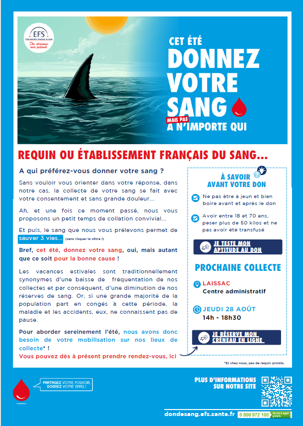 DON DU SANG 28 AOUT 2025