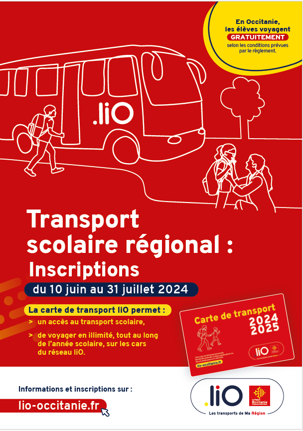 TRANSPORT SCOLAIRE 20242025